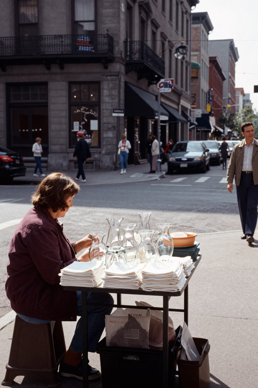 1960s Era in Montreal at The Late Morning Light in in Montreal, Quebec, Canada