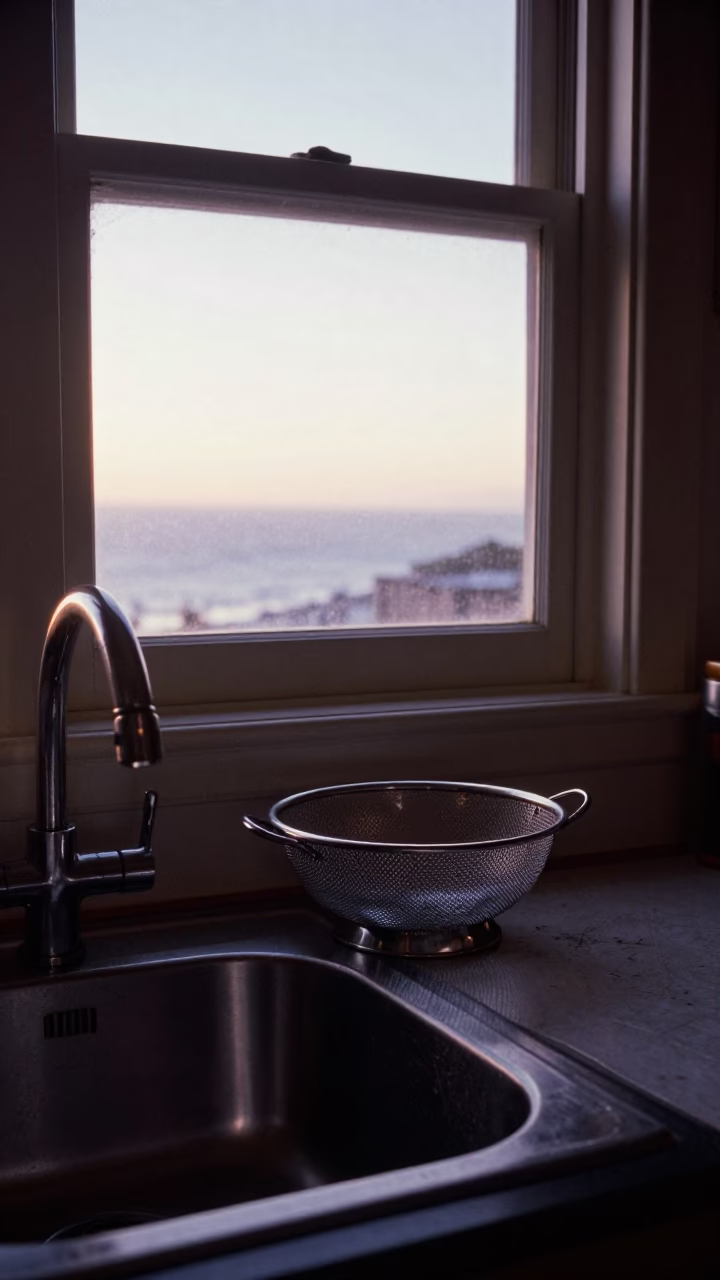 1990s Photography in Cape Town at The Still Hours Before Dawn Light in in Cape Town, South Africa