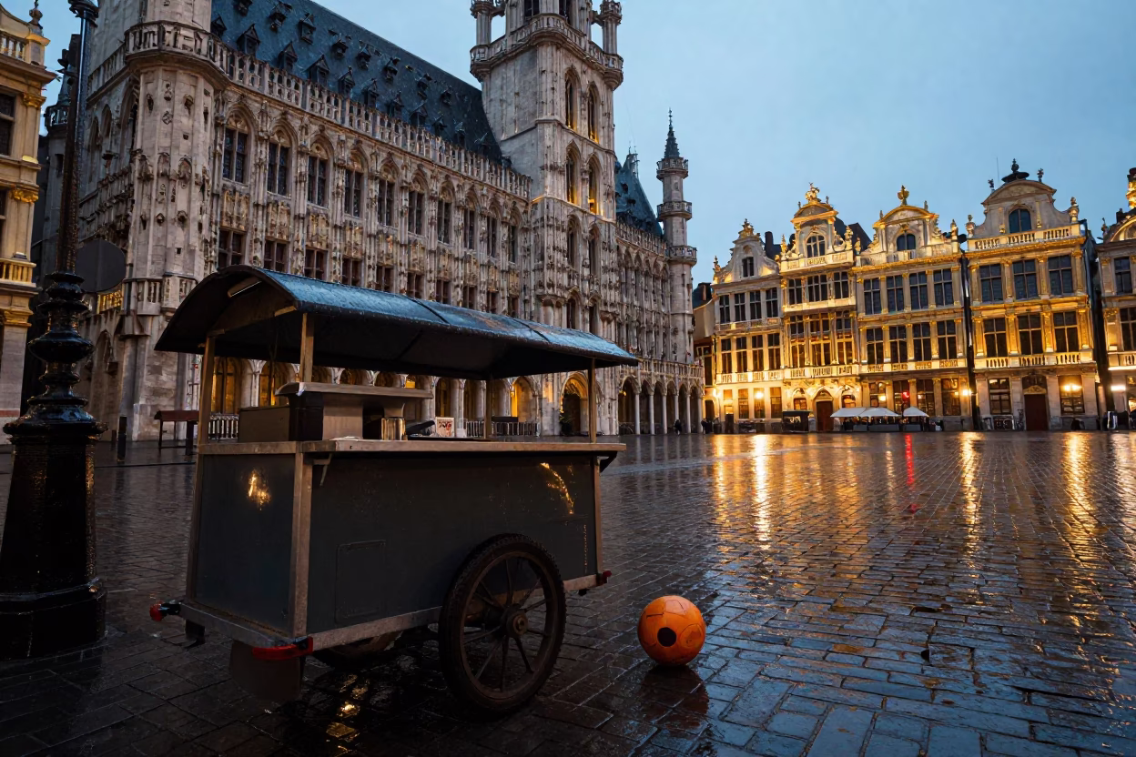 Abandoned Ball in Brussels in in Brussels, Belgium