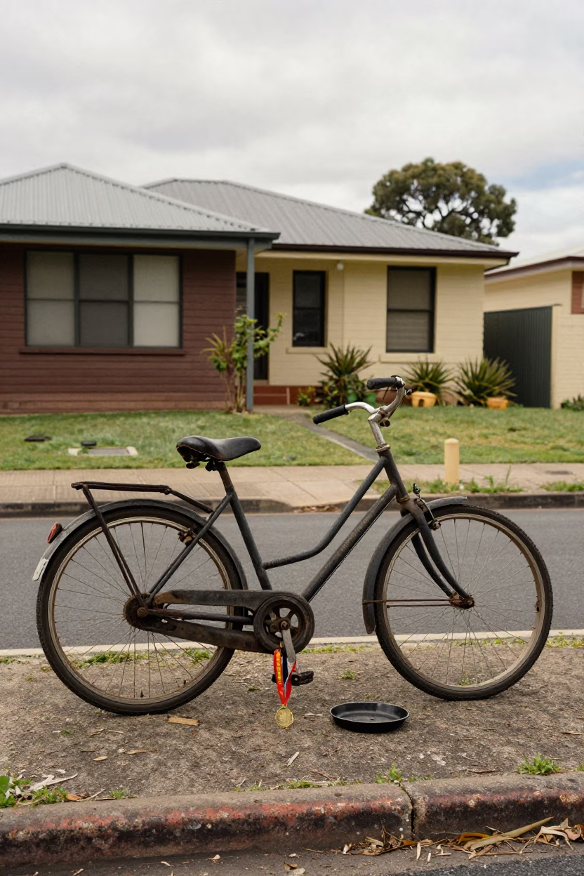 Abandoned Bike in Adelaide in in Adelaide, South Australia, Australia