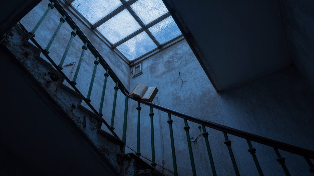 Abandoned Book in Vienna in in Vienna, Austria