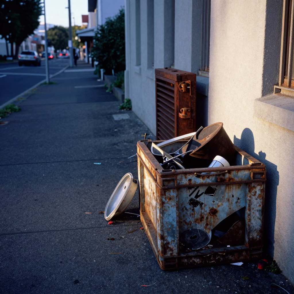 Abandoned Items in Christchurch in in Christchurch, New Zealand