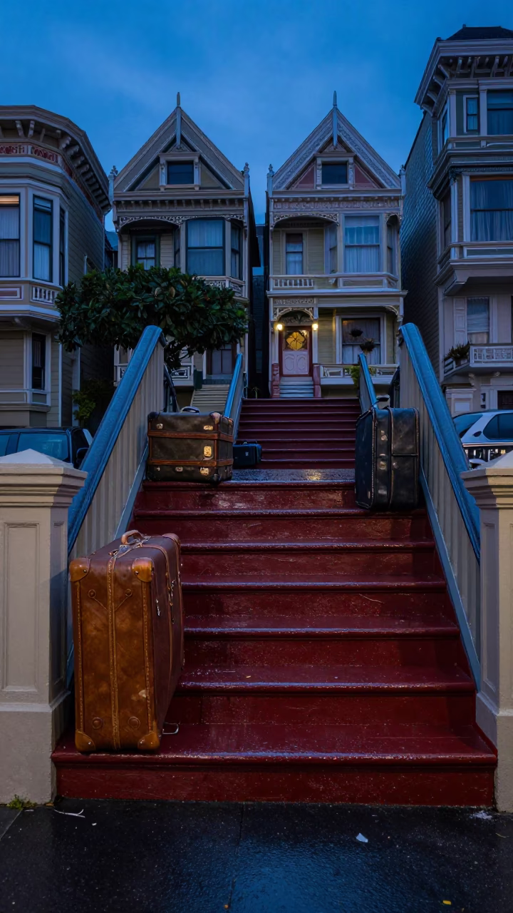 Abandoned Luggage in San Francisco in in San Francisco, California, United States