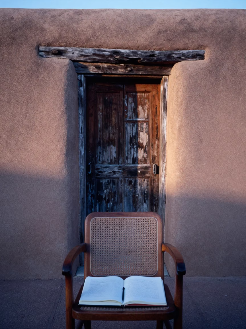 Abandoned Sketchbook in Santa Fe in in Santa Fe, New Mexico, United States