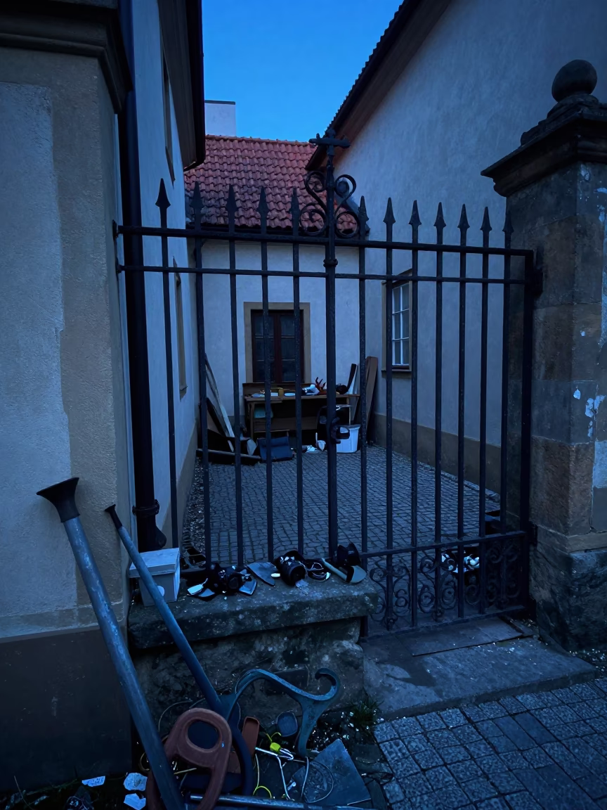 Abandoned Tools in Prague in in Prague, Czech Republic