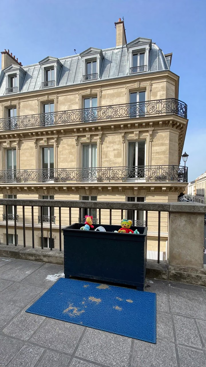 Abandoned Toy in Paris in in Paris, France