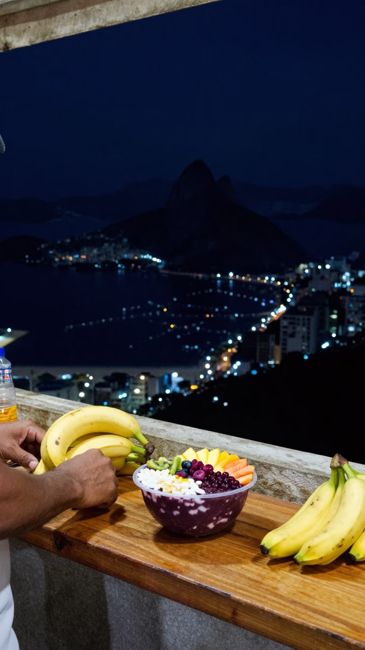 Açaí Bowl in Rio De Janeiro in in Rio de Janeiro, Brazil