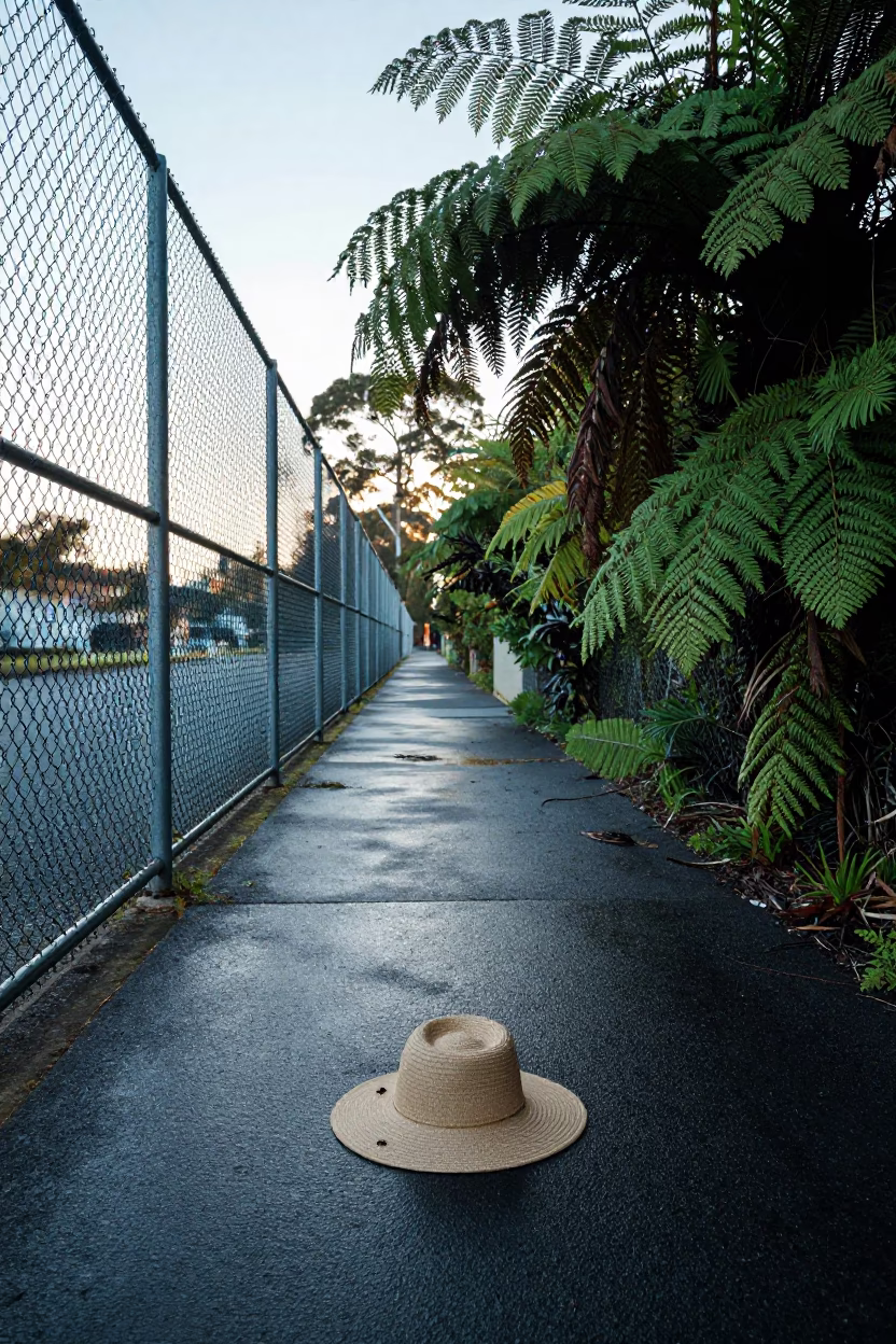 Adelaide Ferns at Early Morning Light in in Adelaide, South Australia, Australia