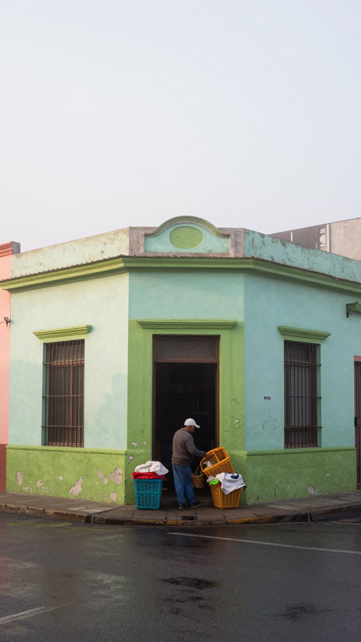 Adjusting Baskets in Buenos Aires in in Buenos Aires, Argentina