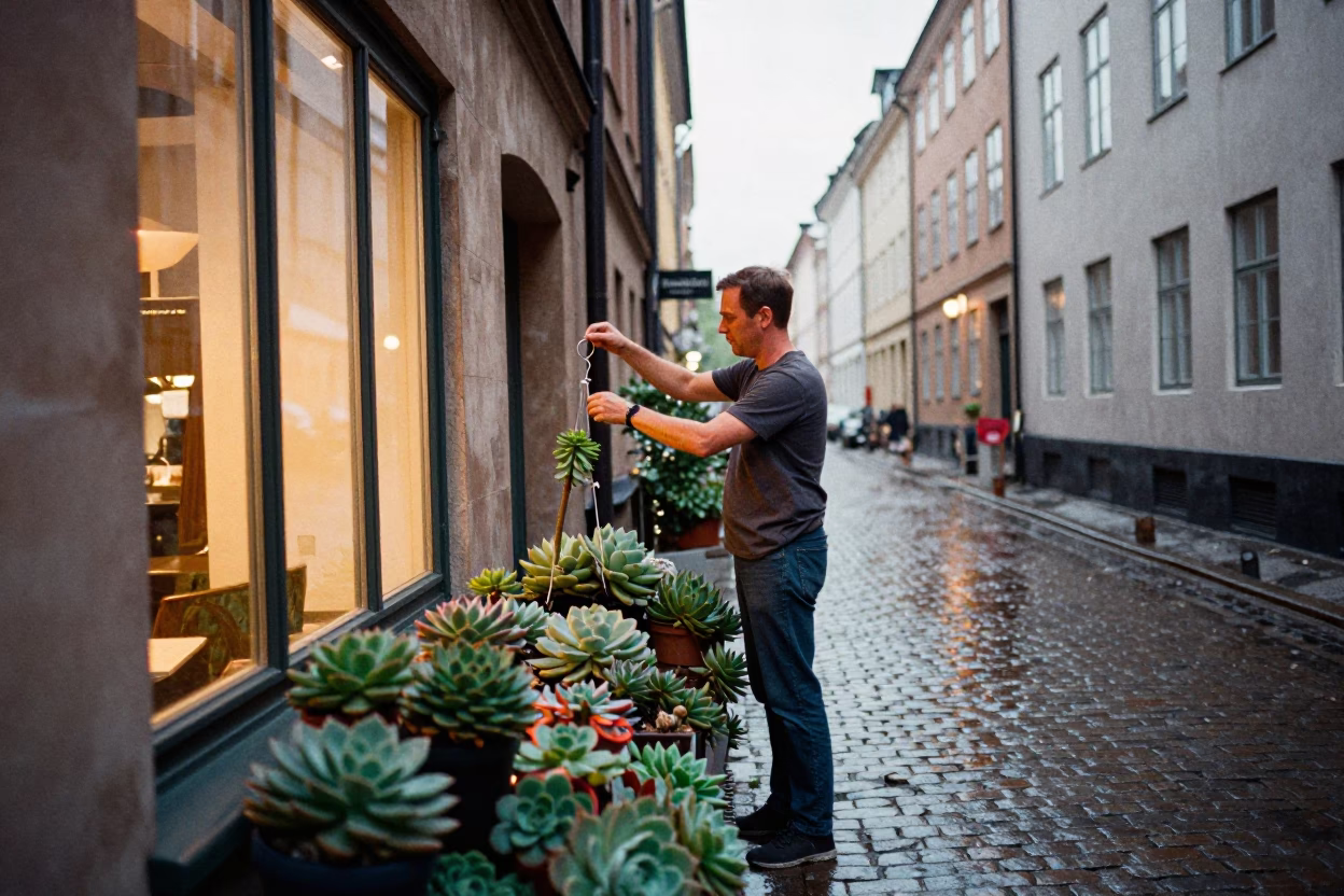 Adjusting Hanger in Copenhagen in in Copenhagen, Denmark
