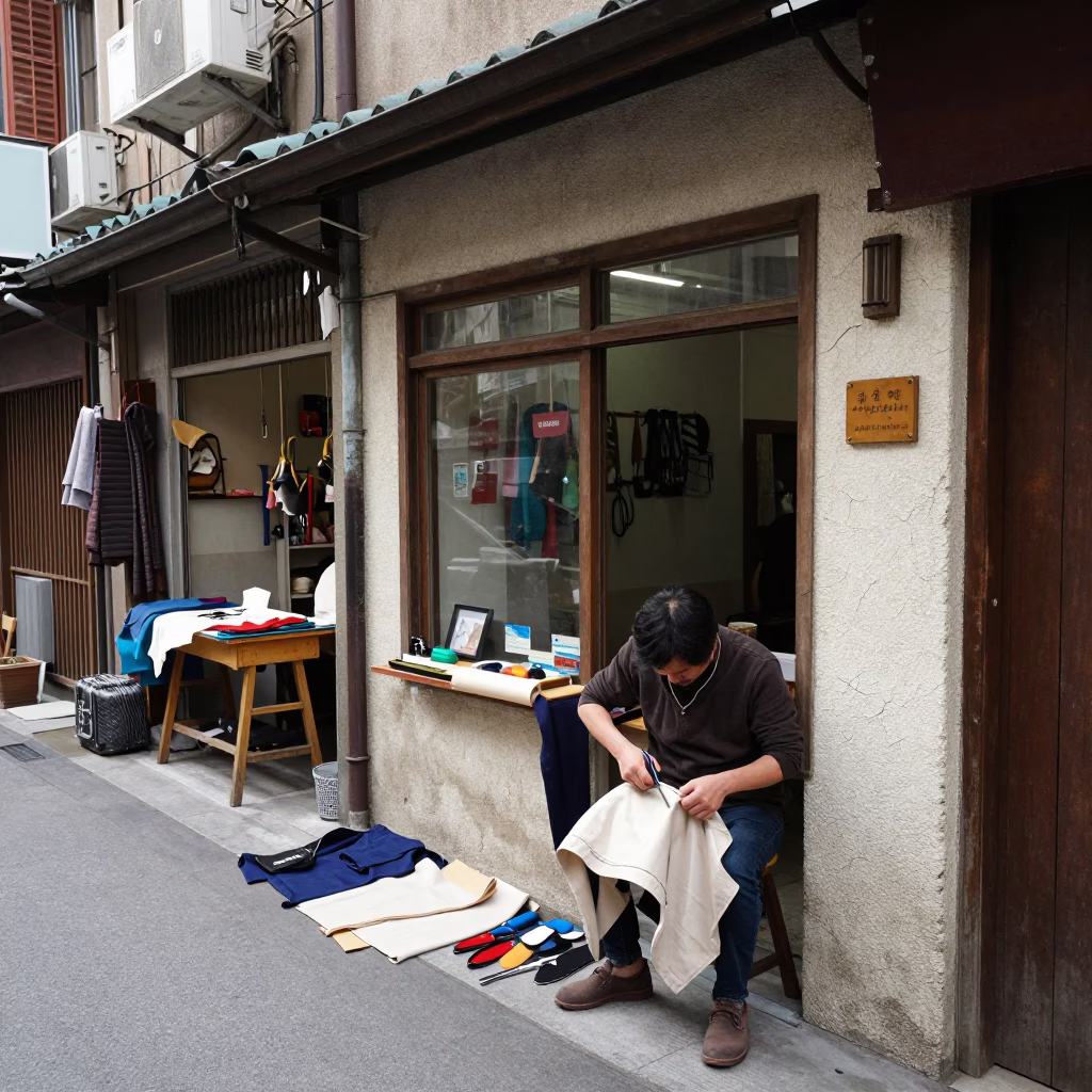 Adjusting Hem in Taipei in in Taipei, Taiwan