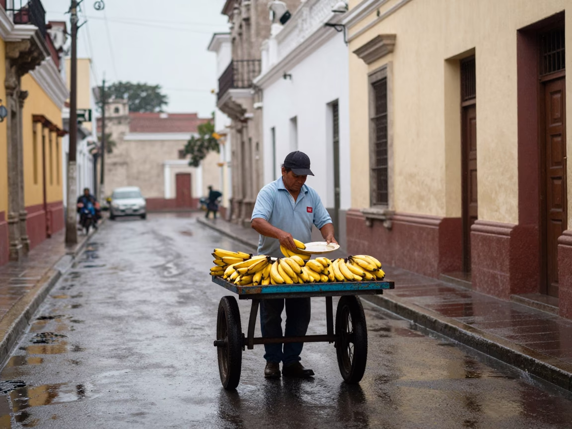 Adjusting Plates in Lima in in Lima, Peru