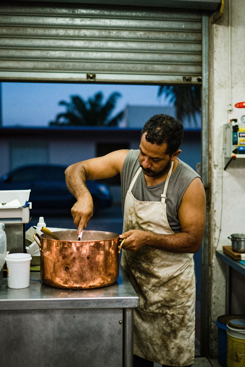 Adjusting Pot in Miami in in Miami, Florida, United States
