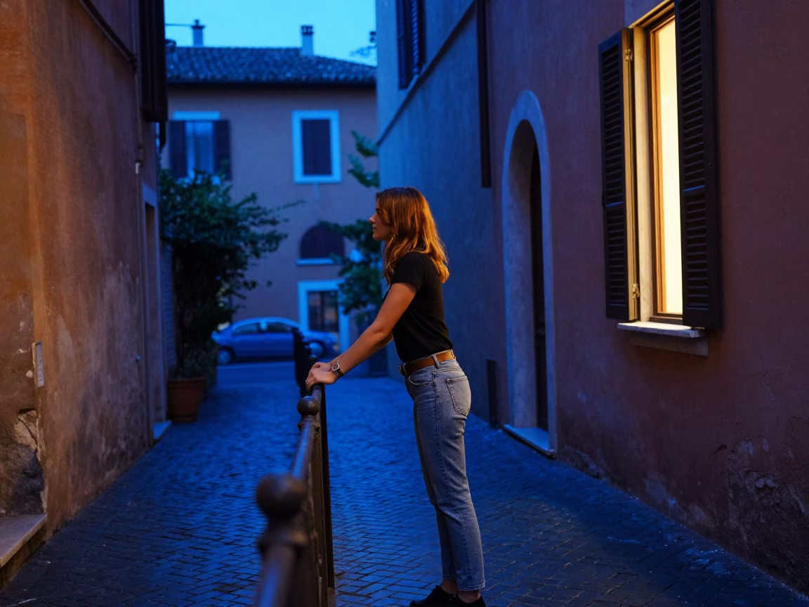 Adjusting Railing in Rome in in Rome, Italy