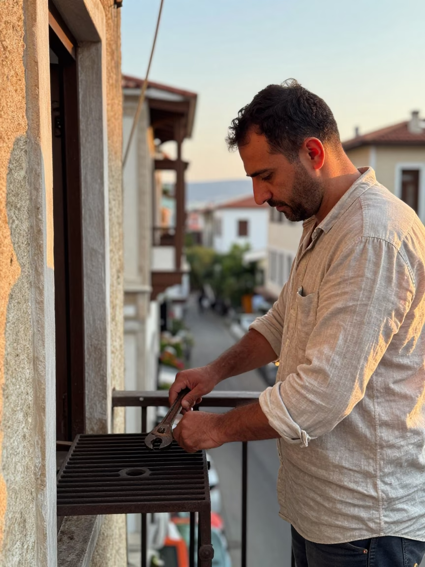 Adjusting Spanner in Izmir in in Izmir, Turkey