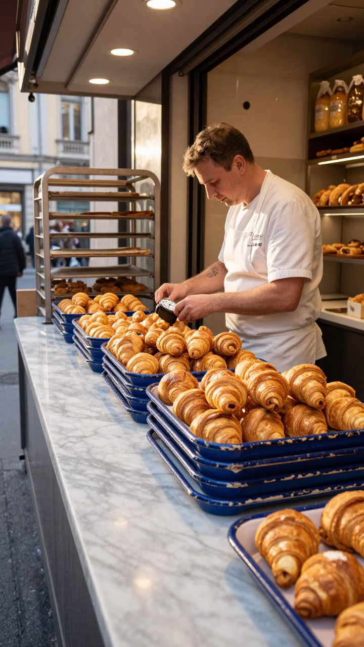 Adjusting Timer in Milan in in Milan, Italy