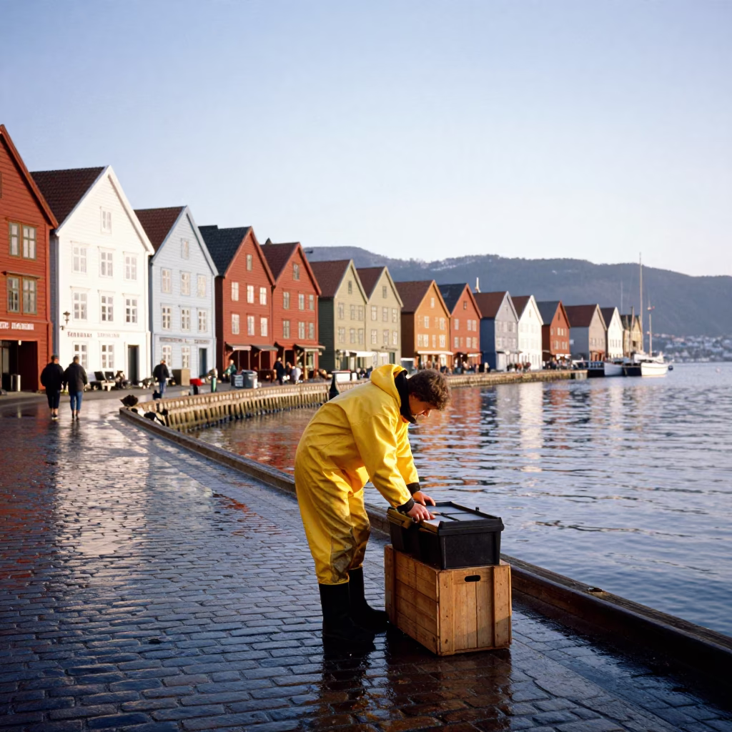 Adjusting Toolbox in Bergen in in Bergen, Norway