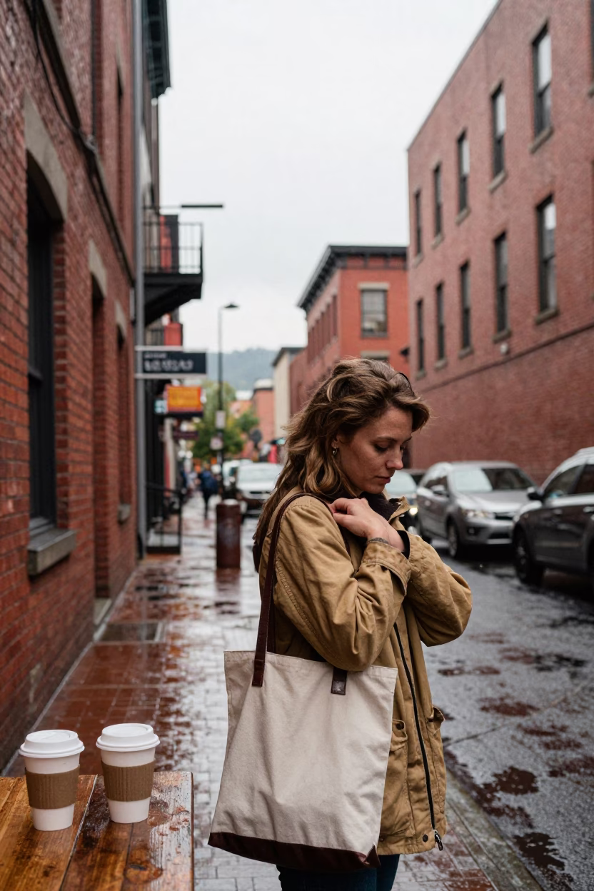 Adjusting Tote in Portland in in Portland, Oregon, United States