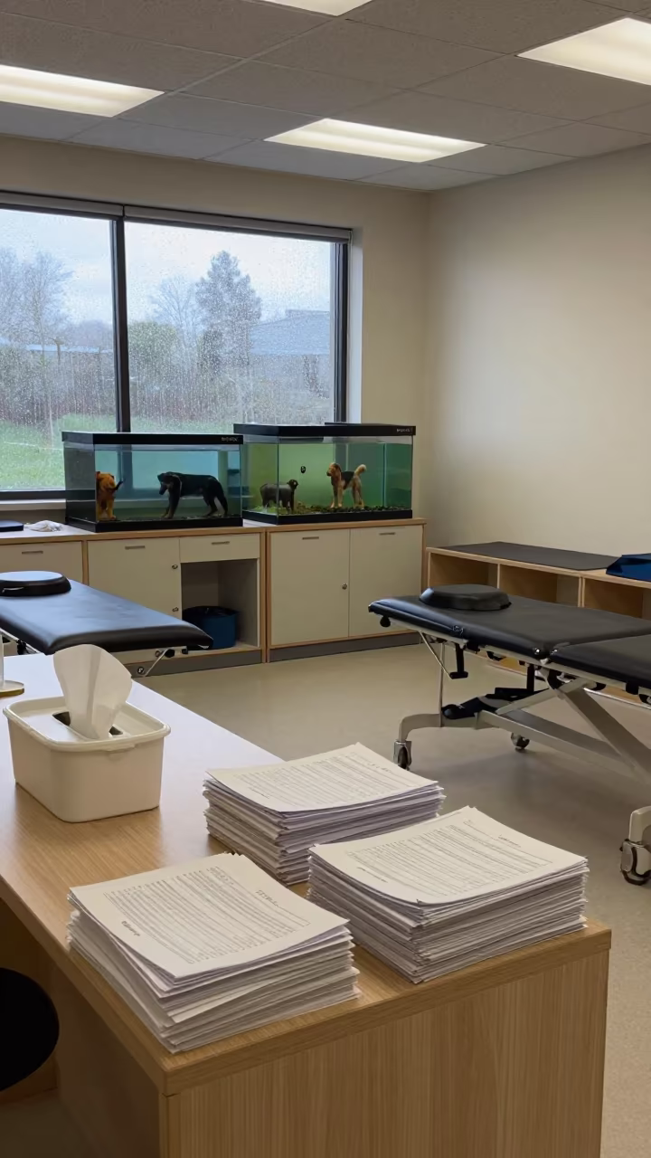 Adoption Gift Bag Tissue Bin Recovery Area in inside a recovery area with treatment stations aligned near Iseyin