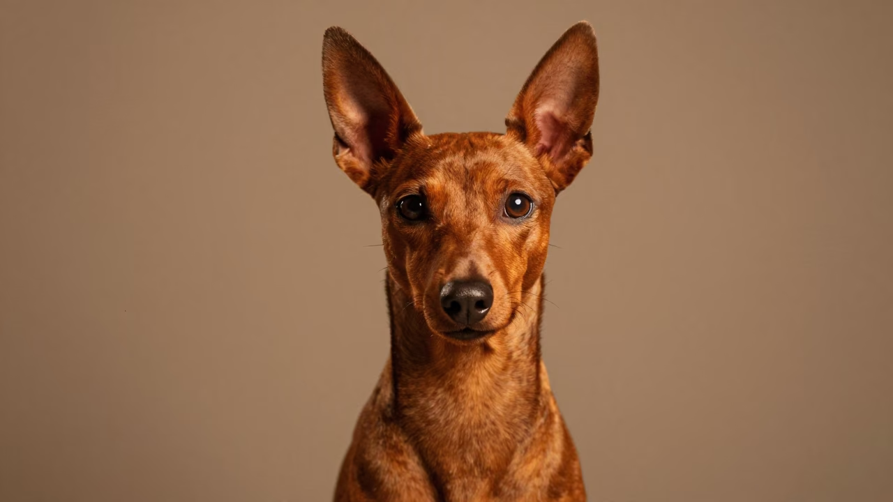 Affenpinscher Portrait in Quiet Thiruvananthapuram Studio in in a quiet portrait studio with a plain backdrop and eye-level framing near Thiruvananthapuram