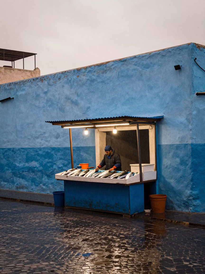 After Rain in Essaouira in in Essaouira, Morocco