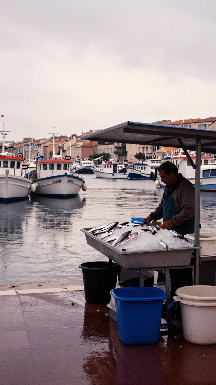 After Rain in Marseille in in Marseille, France