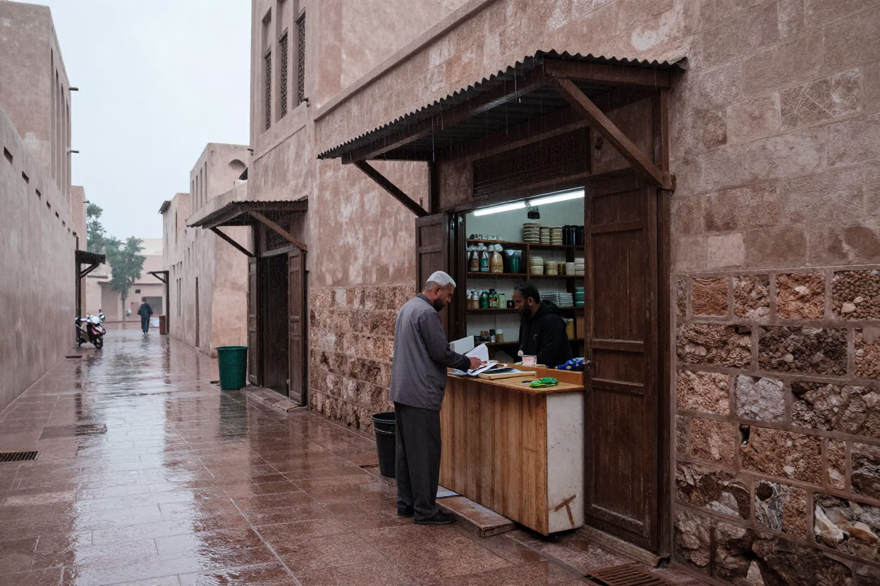 After Rain in Muscat in in Muscat, Oman