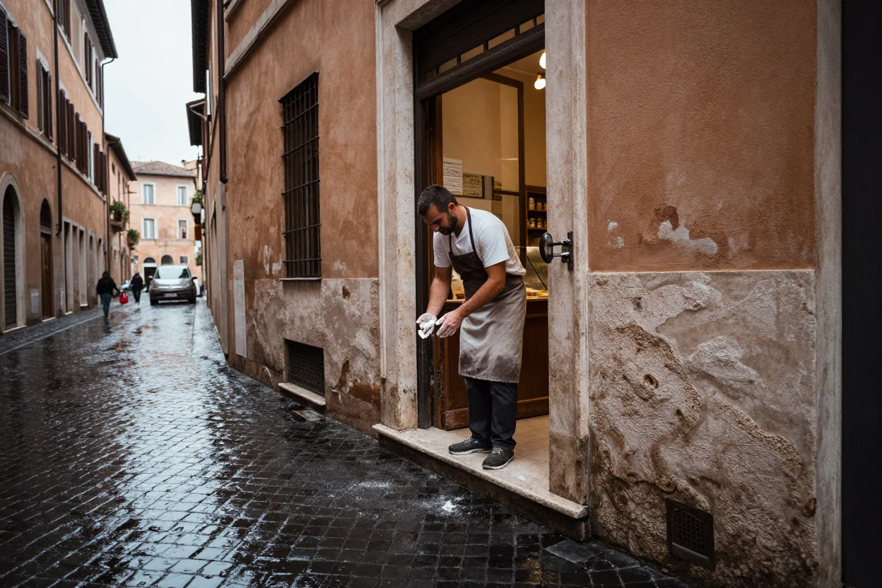 After Rain in Rome in in Rome, Italy