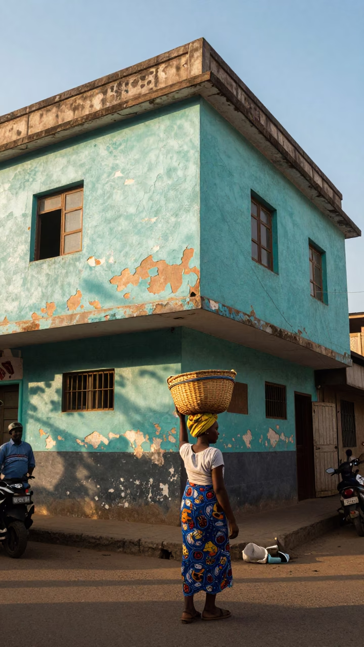 After Sunrise just after sunrise in Accra in in Accra, Ghana