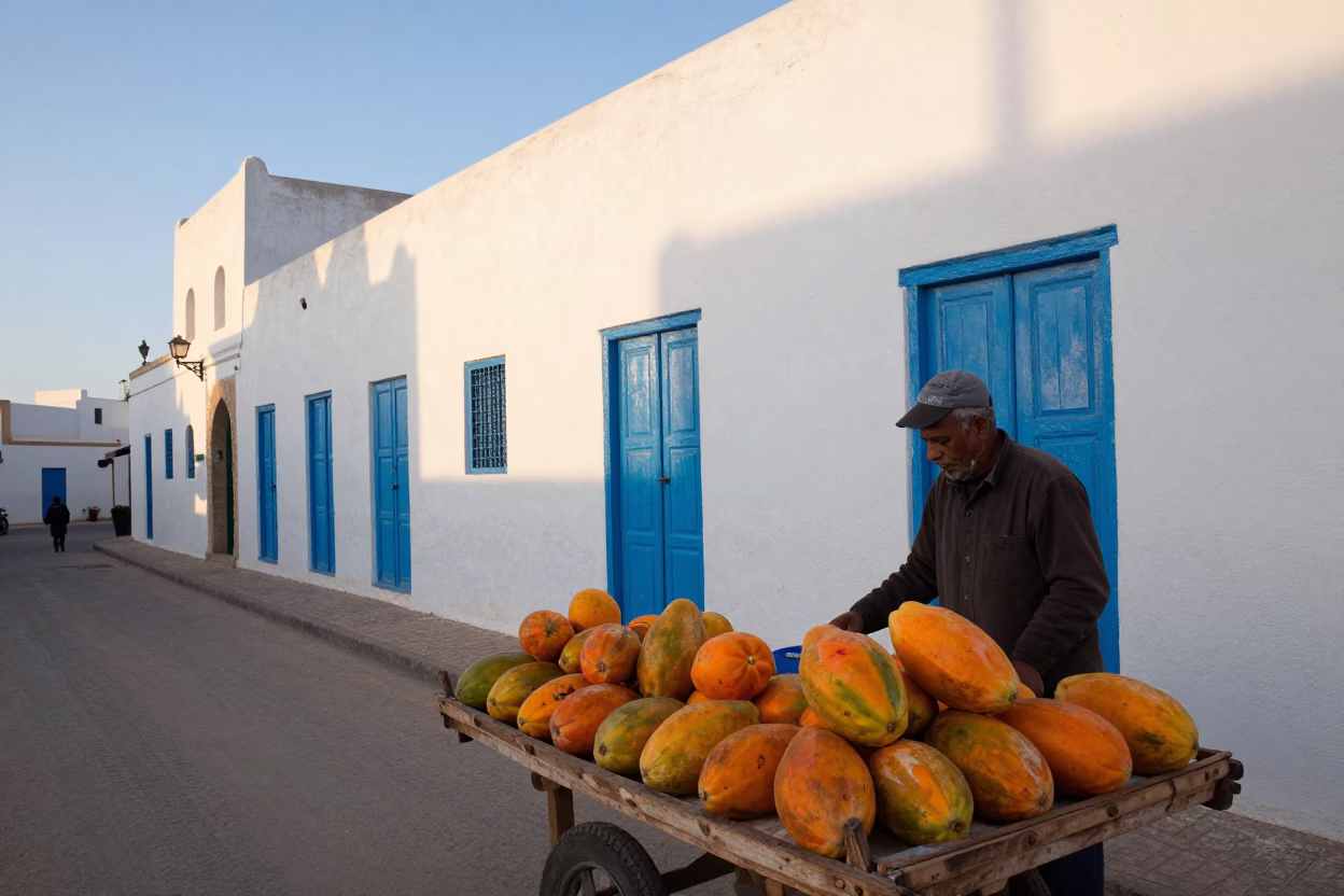 After Sunrise just after sunrise in Essaouira in in Essaouira, Morocco