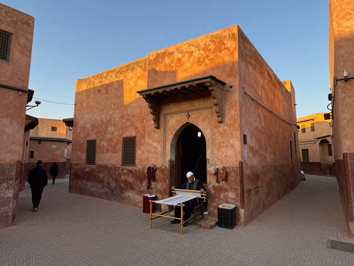 After Sunrise just after sunrise in Fez in in Fez, Morocco