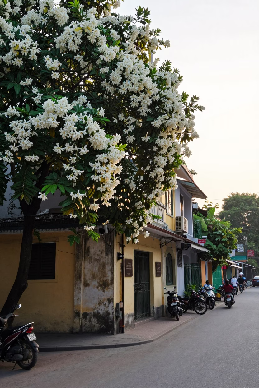 After Sunrise just after sunrise in Hanoi in in Hanoi, Vietnam