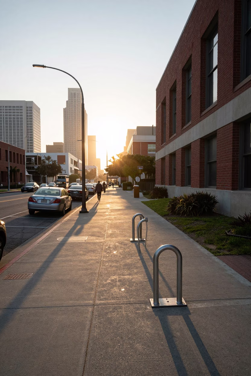 After Sunrise just after sunrise in Los Angeles in in Los Angeles, California, United States