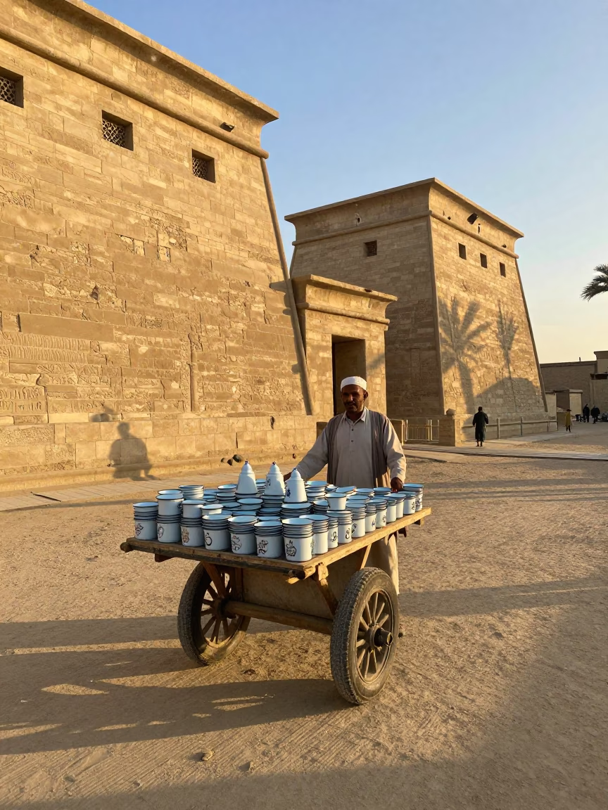After Sunrise just after sunrise in Luxor in in Luxor, Egypt