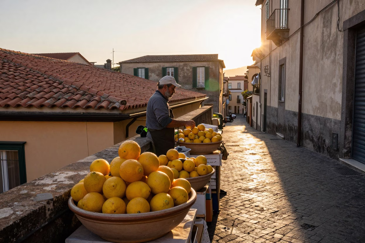 After Sunrise just after sunrise in Naples in in Naples, Italy