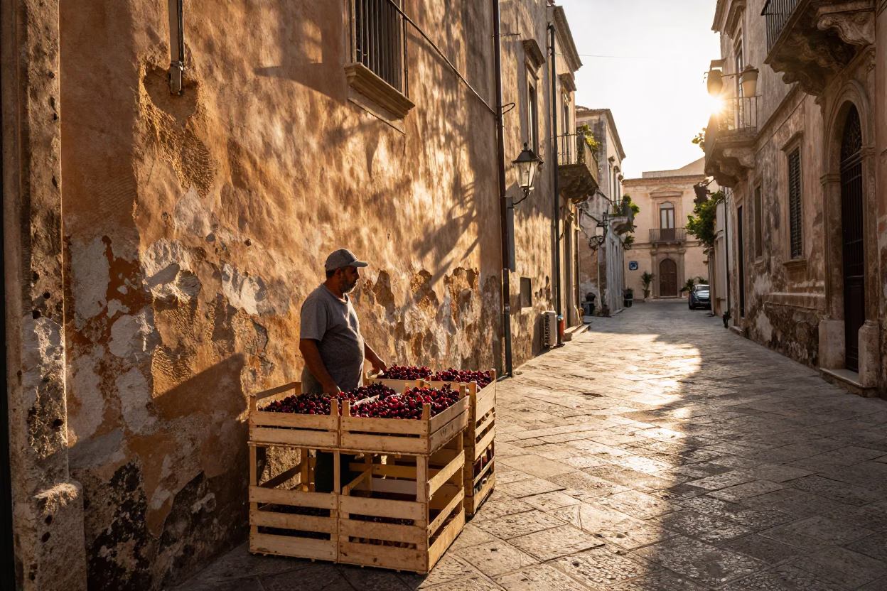 After Sunrise just after sunrise in Palermo in in Palermo, Italy