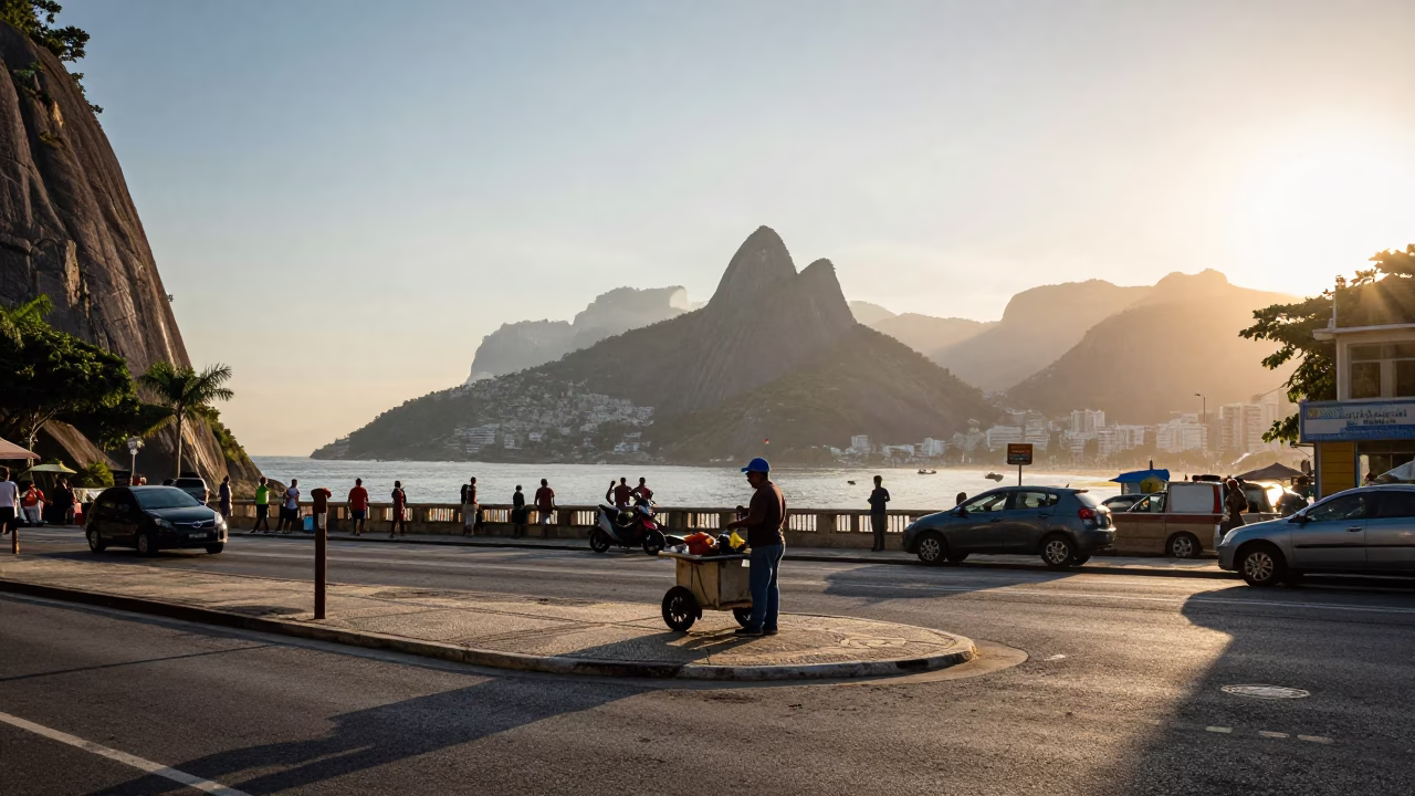 After Sunrise just after sunrise in Rio De Janeiro in in Rio de Janeiro, Brazil