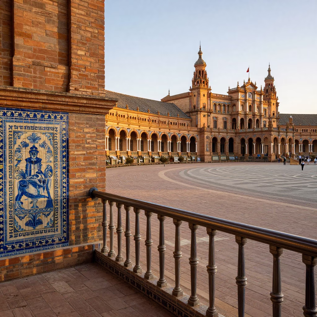 After Sunrise just after sunrise in Seville in in Seville, Spain