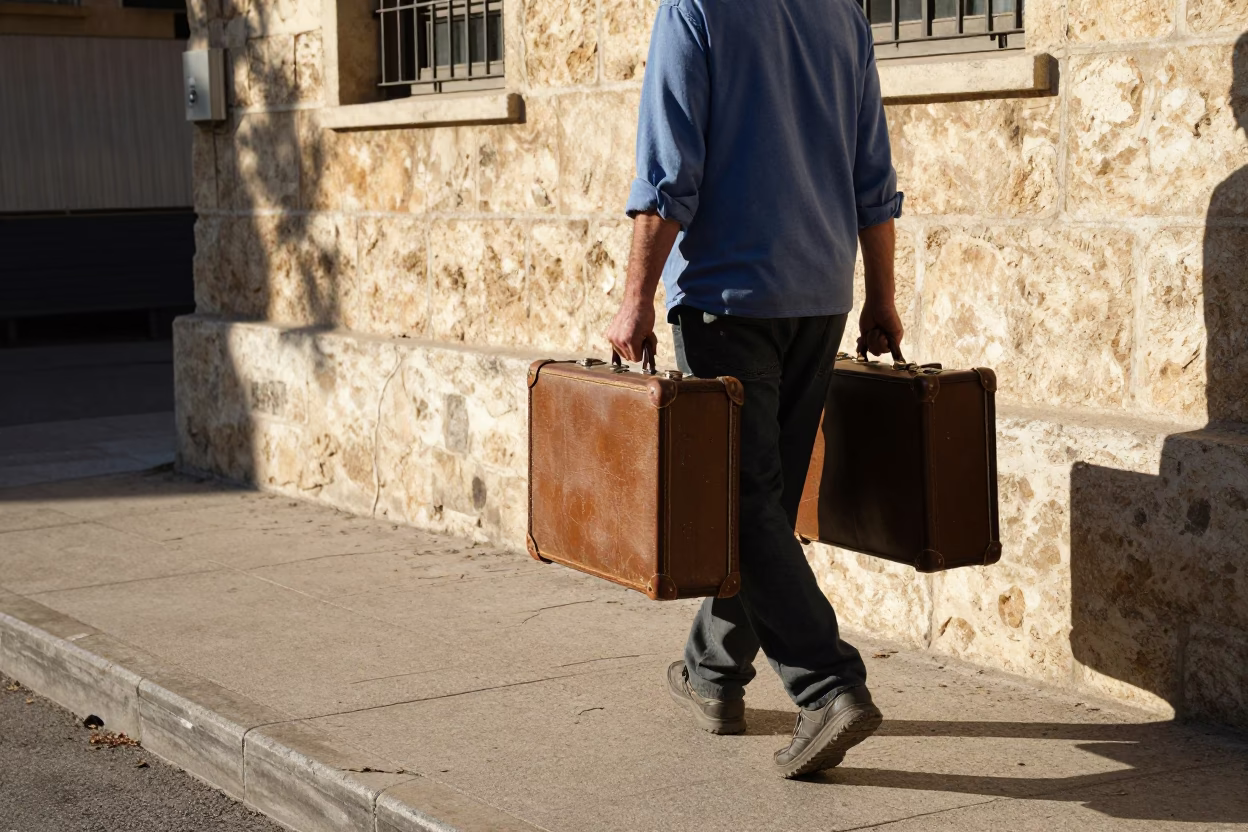 Afternoon Light at Clear Late-afternoon Light in Beirut in in Beirut, Lebanon