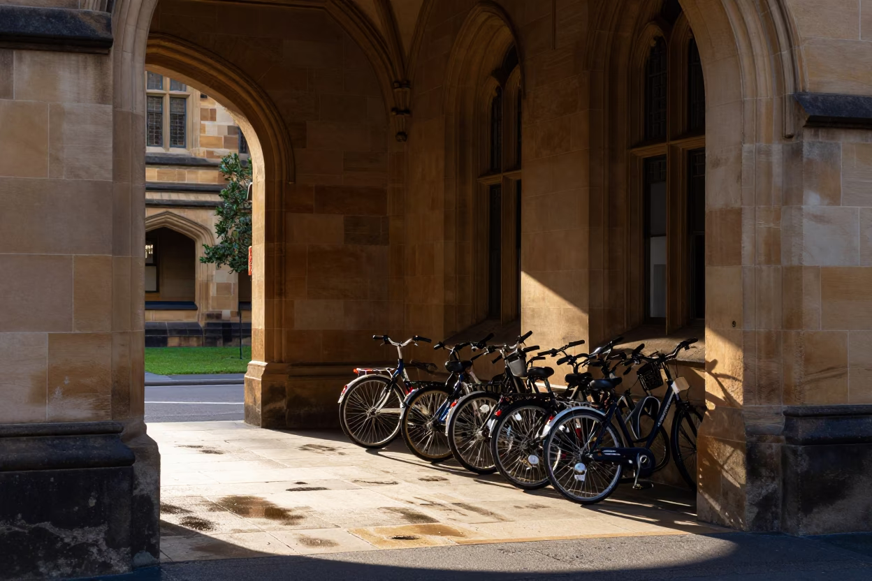 Afternoon Light at The Late Afternoon Light in Adelaide in in Adelaide, South Australia, Australia