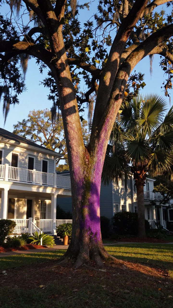 Afternoon Light at The Late Afternoon Light in Charleston in in Charleston, South Carolina, United States