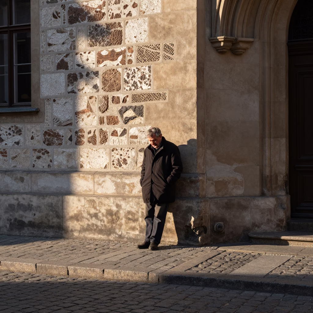 Afternoon Light at The Late Afternoon Light in Krakow in in Krakow, Poland
