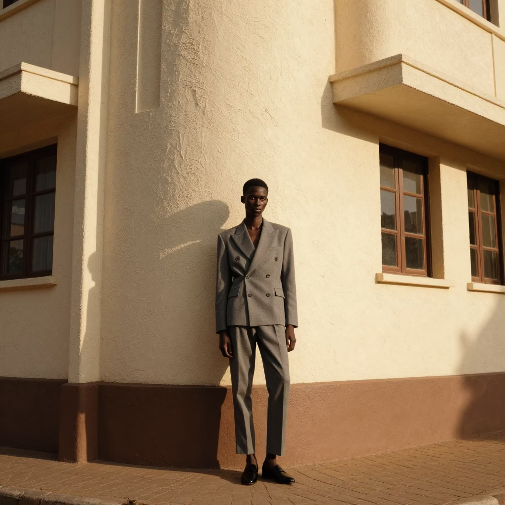 Afternoon Light in Accra at The Late Afternoon Light in in Accra, Ghana
