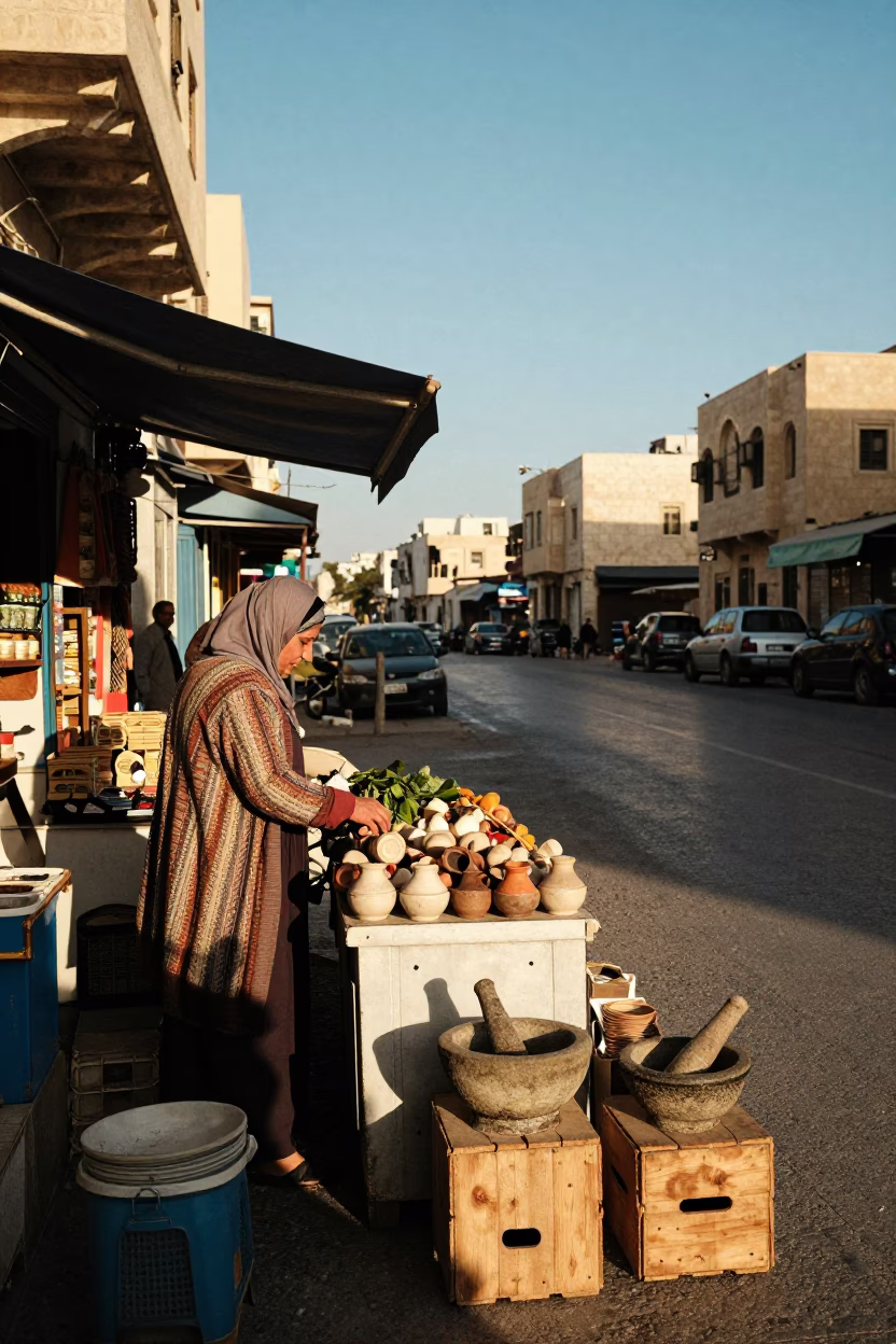 Afternoon Light in Alexandria at Clear Late-afternoon Light in in Alexandria, Egypt