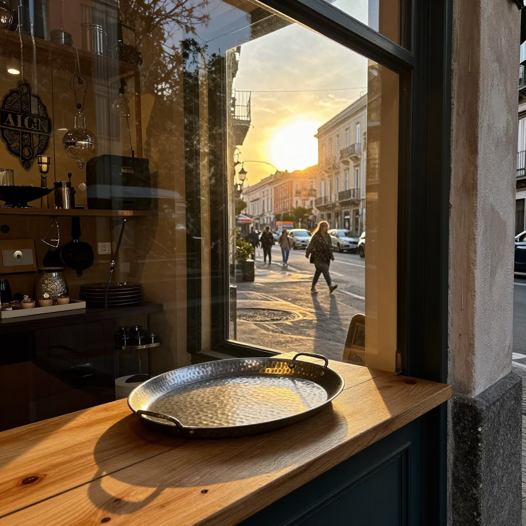 Afternoon Light in Naples at The Late Afternoon Light in in Naples, Italy