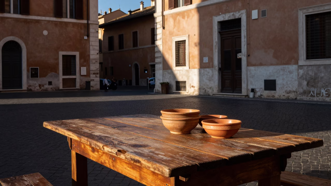 Afternoon Light in Rome at The Late Afternoon Light in in Rome, Italy