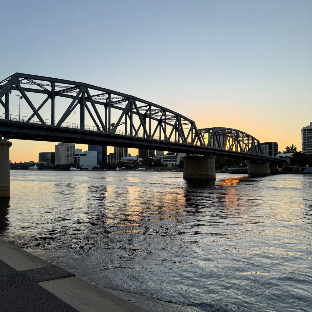 Afternoon Scene at The Late Afternoon Light in Perth in in Perth, Western Australia, Australia