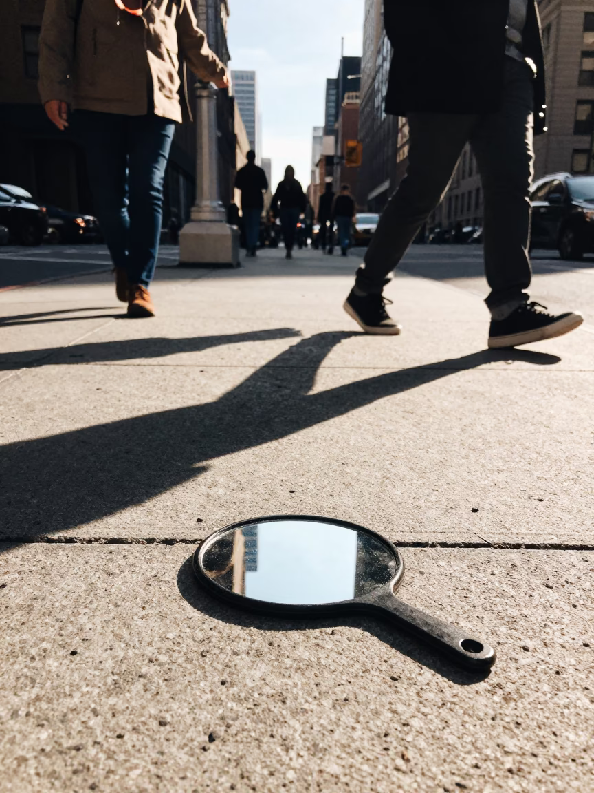 Afternoon Sunlight in New York at Clear Late-afternoon Light in in New York, New York, United States