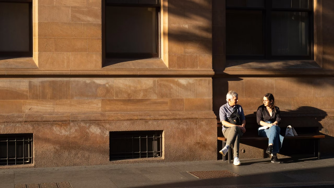 Afternoon Sunlight in Sydney at The Early Afternoon Light in in Sydney, New South Wales, Australia