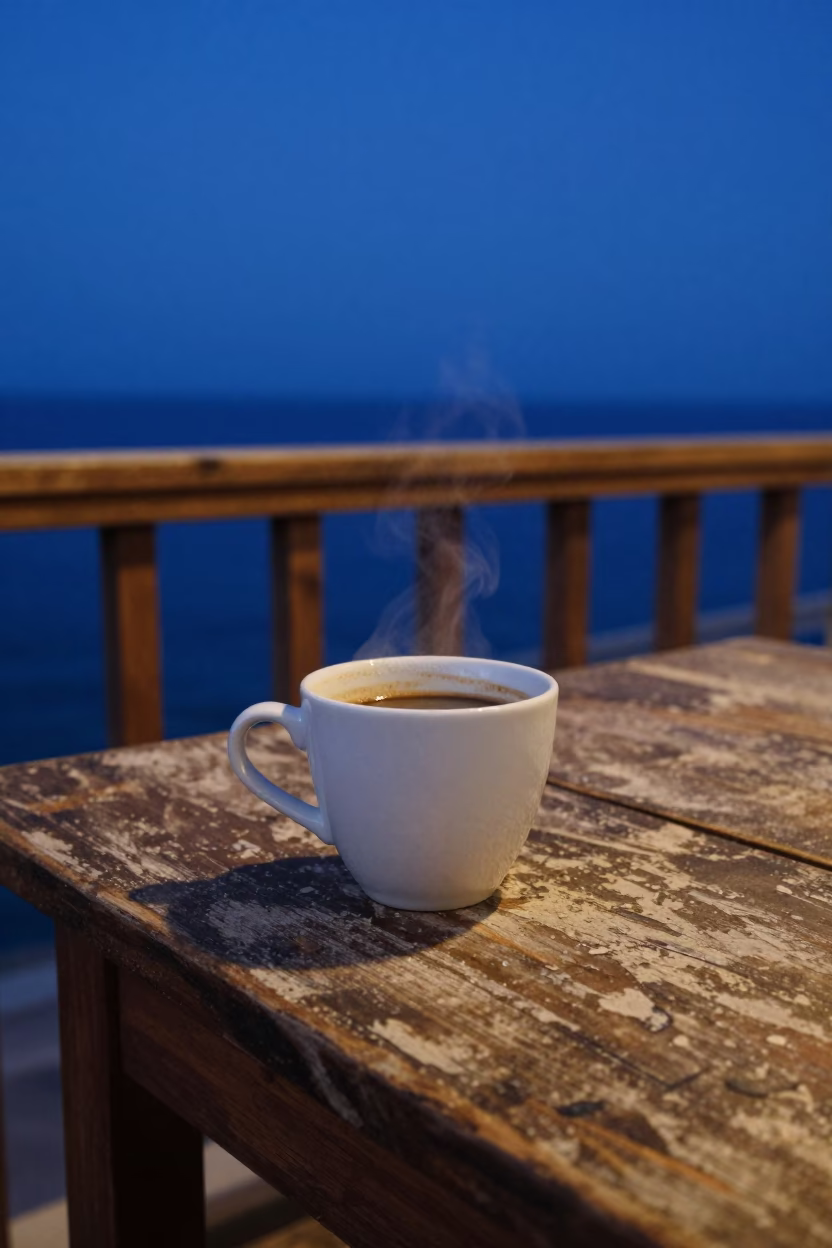Alexandria Ceramic Coffee Cup in in Alexandria, Egypt